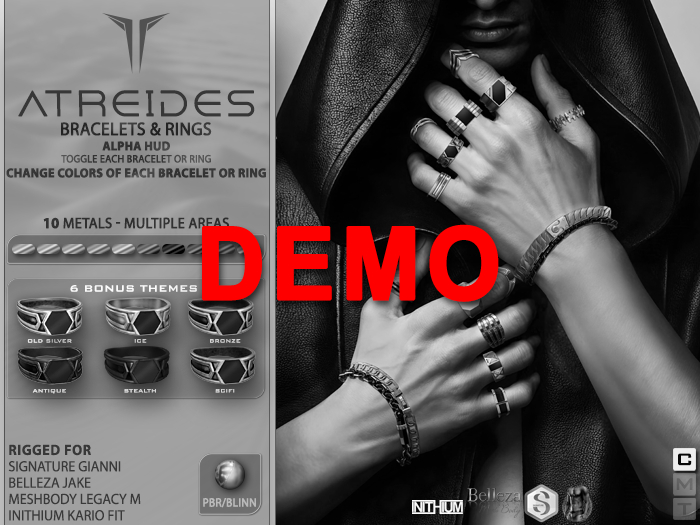 **RE** Atreides Bracelets & Rings Set DEMO