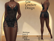 "GCD" Dawson Party Dress Black