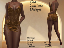 "GCD" Dawson Party Dress Orange