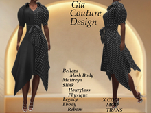 "GCD" Delaware Belted Dresses Black