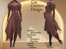 "GCD" Delaware Belted Dresses Salmon
