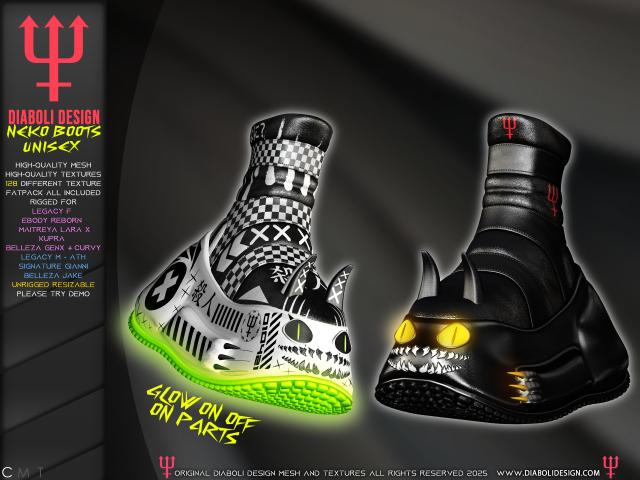 DIABOLI DESIGN - NEKO BOOTS