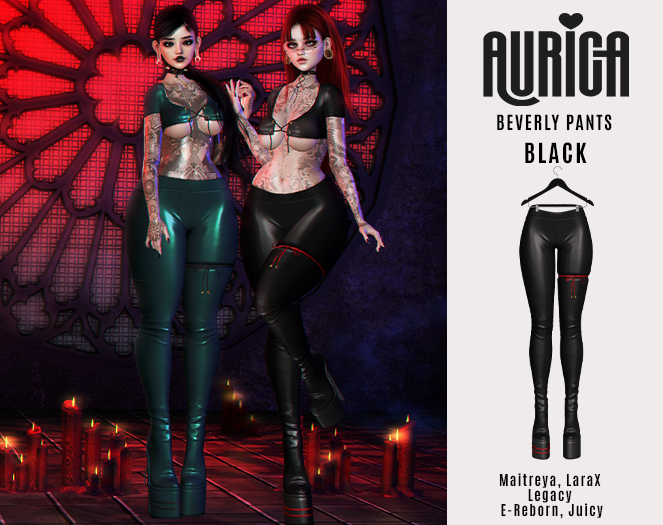 AURICA Beverly Pants BLACK /ADD ME/
