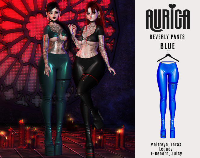 AURICA Beverly Pants BLUE /ADD ME/