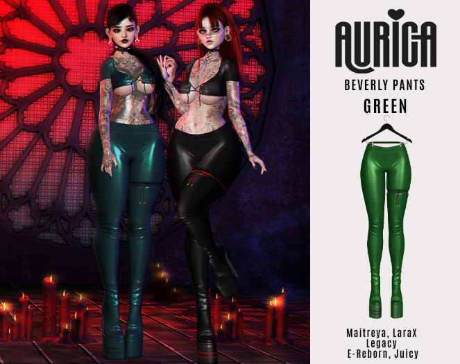 AURICA Beverly Pants GREEN /ADD ME/