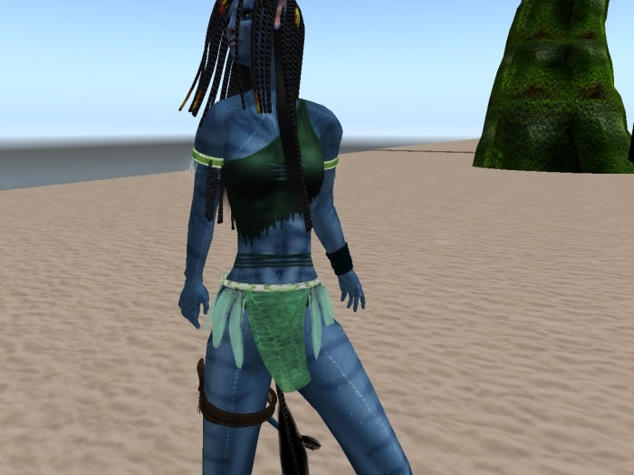 Skirt- Green Tsayal (Green Wing)