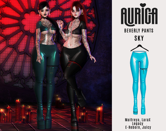 AURICA Beverly Pants SKY /ADD ME/