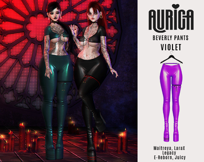 AURICA Beverly Pants VIOLET /ADD ME/