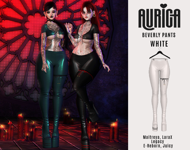 AURICA Beverly Pants WHITE /ADD ME/