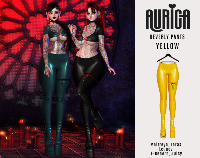 AURICA Beverly Pants YELLOW /ADD ME/