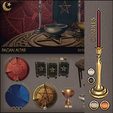 .random.Matter. - Pagan Altar - Candle [Gold/White]