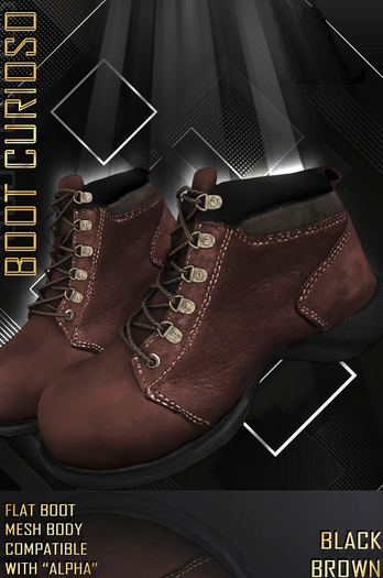 *.:Dark Cat:.*Men* BOOT CURIOSO