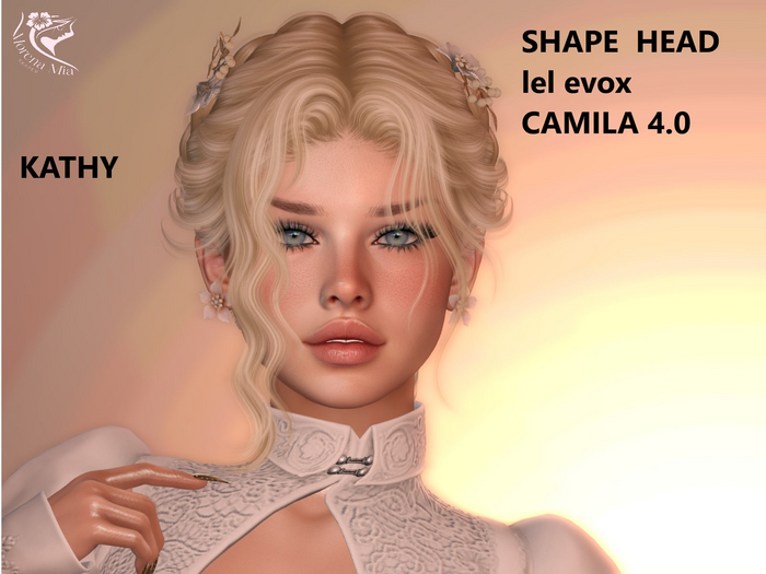 KATHY SHAPE HEAD EvoX  CAMILA  4.0 Lelutka (Maitreya,larax,legacy,,Reborn,Erika ,,Belleza Gen.X Curvy.Kupra