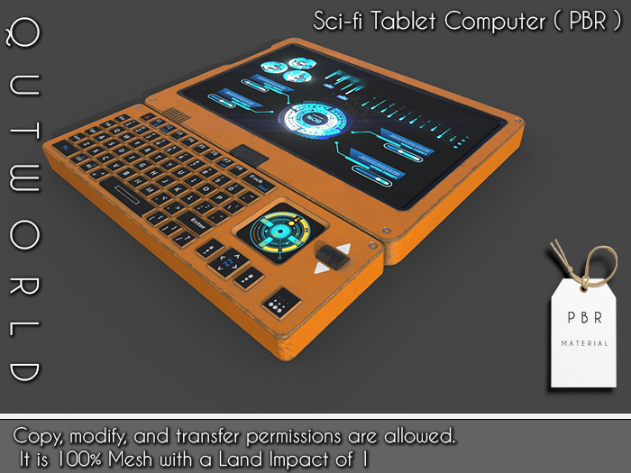 .::QUTWORLD Sci-fi Tablet Computer_PBR::.FP
