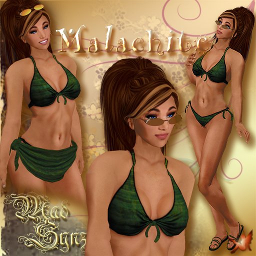 Malachite Rocha bikini