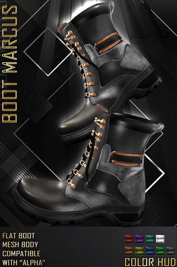 *.:Dark Cat:.*Men* BOOT MARCUS