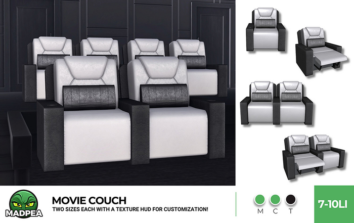 MadPea Movie Couch