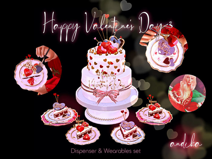 ADD/andika {Happy Valentine's Day<3}Dispenser&Wearables Set 1