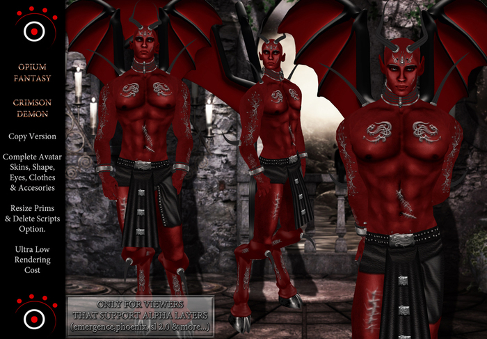 Opium Crimson Demon Male (Copy)(Boxed)