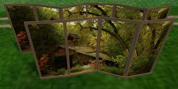 Room Divider CabinBarnOld