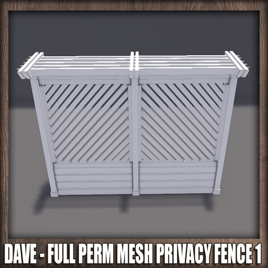 DAVE - FULL PERM MESH PRIVACY FENCE 1