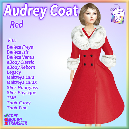 ~TL~ Audrey Coat Red