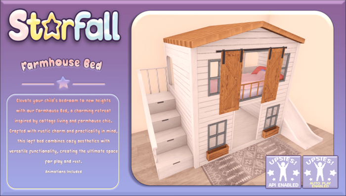 [Starfall] Farmhouse Bed