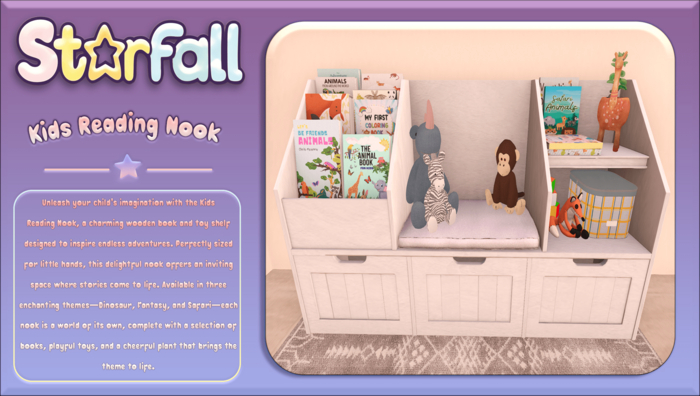 [Starfall] Kid's Reading Nook SAFARI