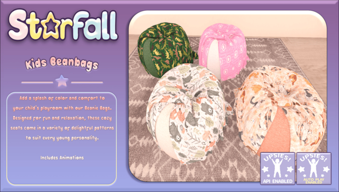 [Starfall] Kids Beanbag