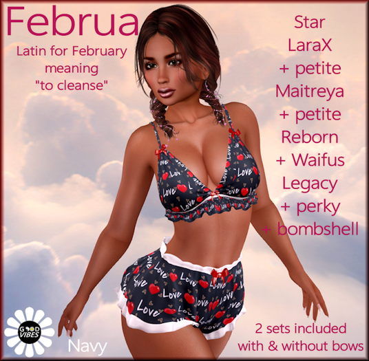 GoodVibes Februa Navy Set