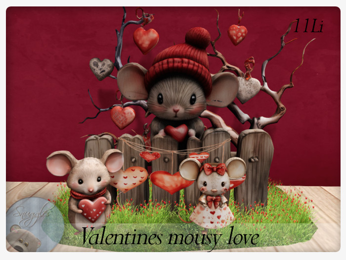 Valentine's mousy love by Snuggles 