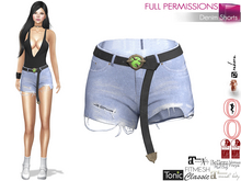 Full Perm Female Torn Mini Denim Shorts w Belt Slink Maitreya 5.3 LaraX Belleza Tonic Ocacin  Ebody Reborn Legacy