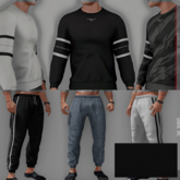 [GL - inc.] - Joey  Sweatsuit set Black