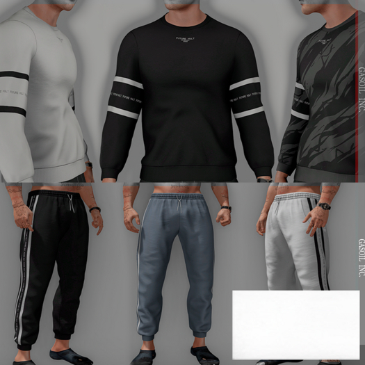 [GL - inc.] - Joey Sweatsuit set White