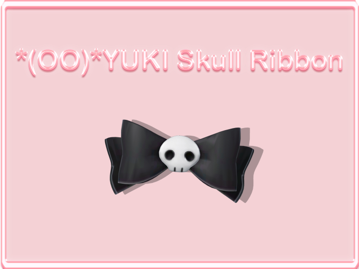 *(OO)*YUKI Skull Ribbon