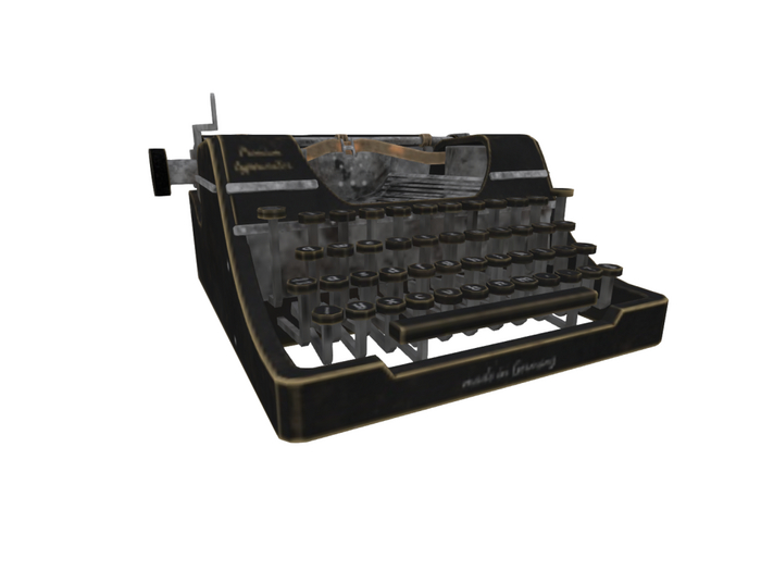Old german typewriter