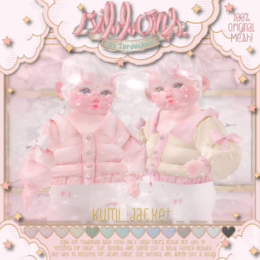 {Ribbons} Kumi Jacket - Cream {Box}