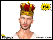 Meshuga PBR Kawaii Royal Crown FULL PERM MESH