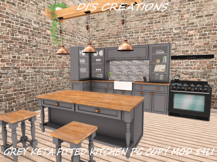 GREY KETA FITTED KITCHEN PG