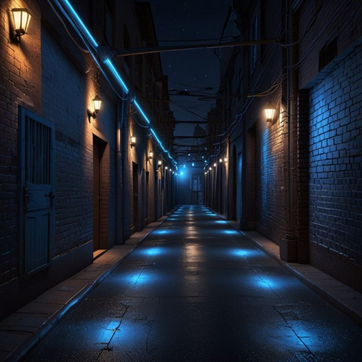 Blue Alley (2) - 1 Texture 