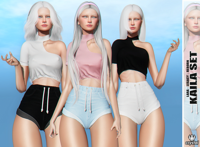 .:: Crystal ::. Kaila Shorts // Blue