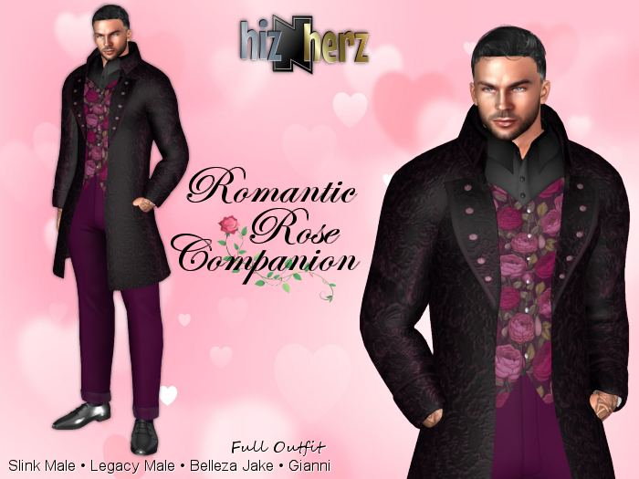 hizNherz Romantic Rose Companion Tuxedo