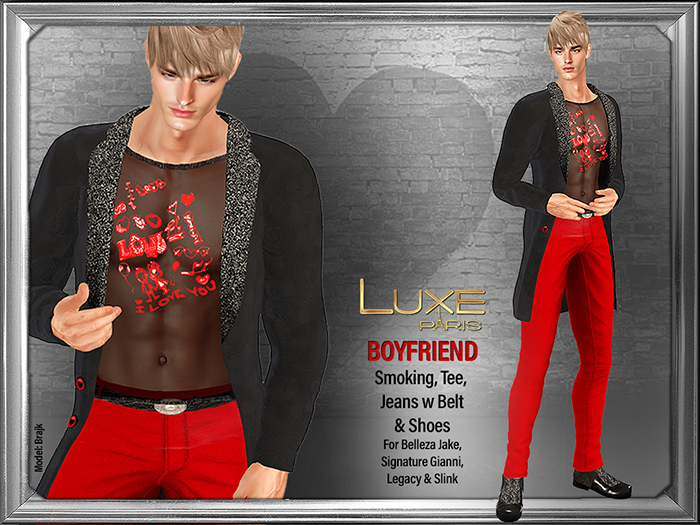 LUXE Paris BOYFRIEND Mens Ensemble
