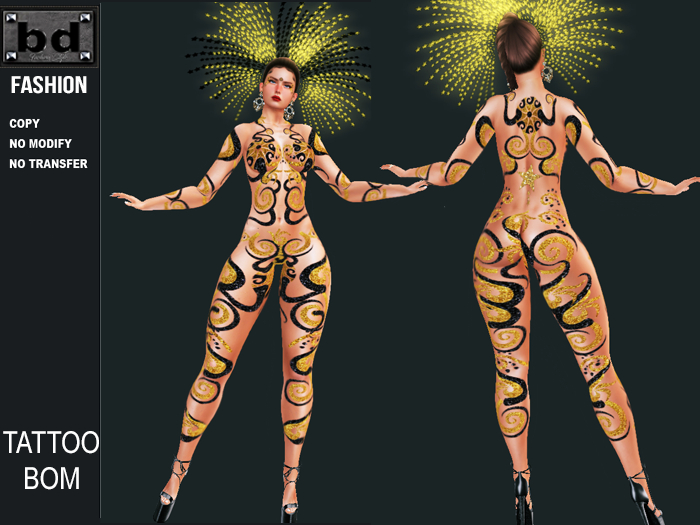 [bd] TATTOO BOM CARNAVAL 5 UNPACK