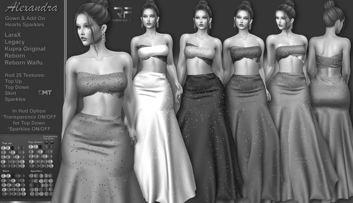 R.F. - Alexandra Gown Set  *DEMO Demo