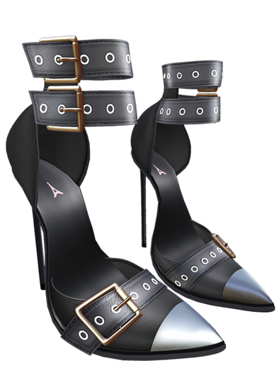 aprelle dahlia heels smoke