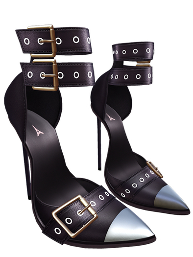 aprelle dahlia heels plum