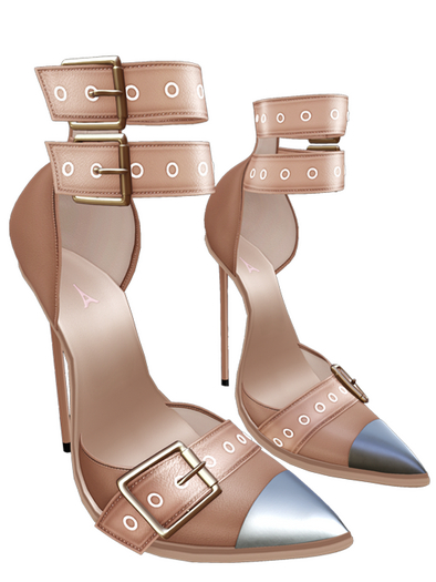 aprelle dahlia heels nude