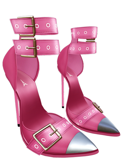 aprelle dahlia heels magenta