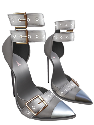 aprelle dahlia heels gray